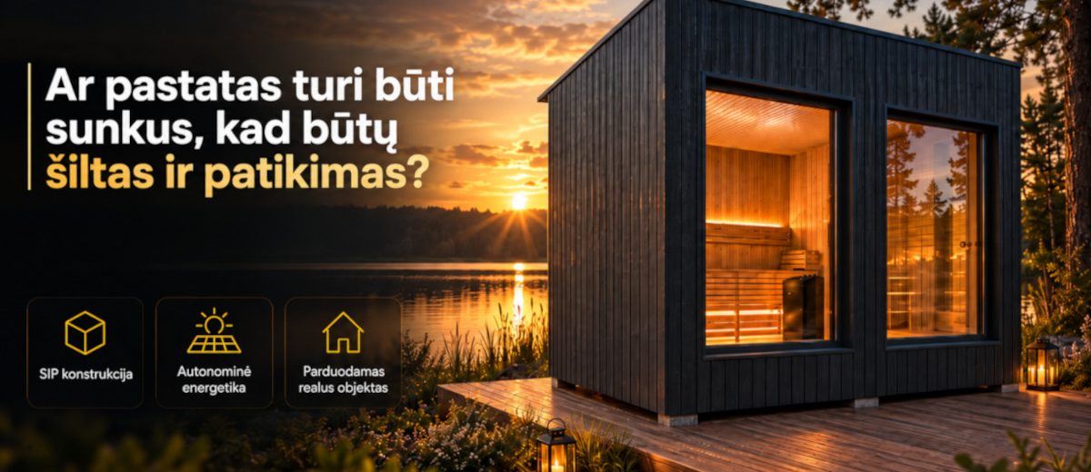 Parduodama autonominė sauna