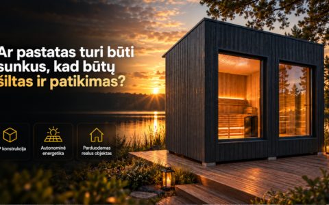 Parduodama autonominė sauna